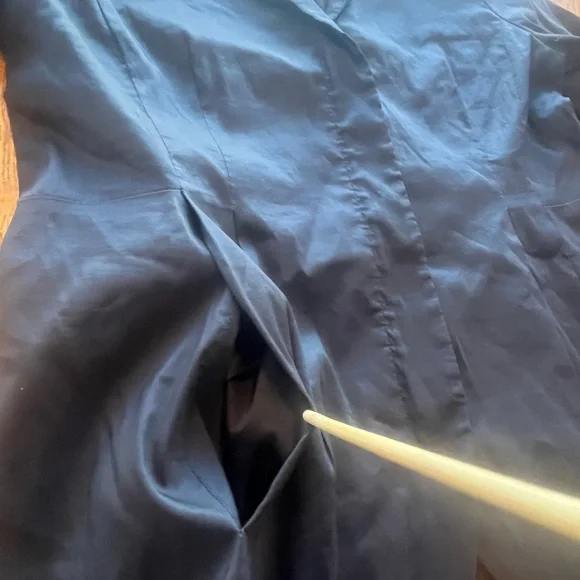 Eileen Fisher Zip Front V-Neck Peplum Jacket Black Large L Dress Casual - Picture 3 of 16